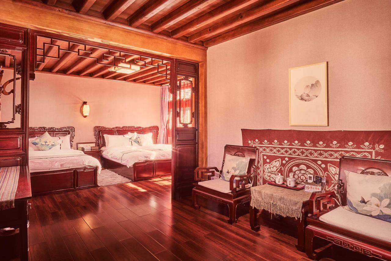 Bed and Breakfast Shaxi Aoding Courtyard Jianchuan Exteriér fotografie