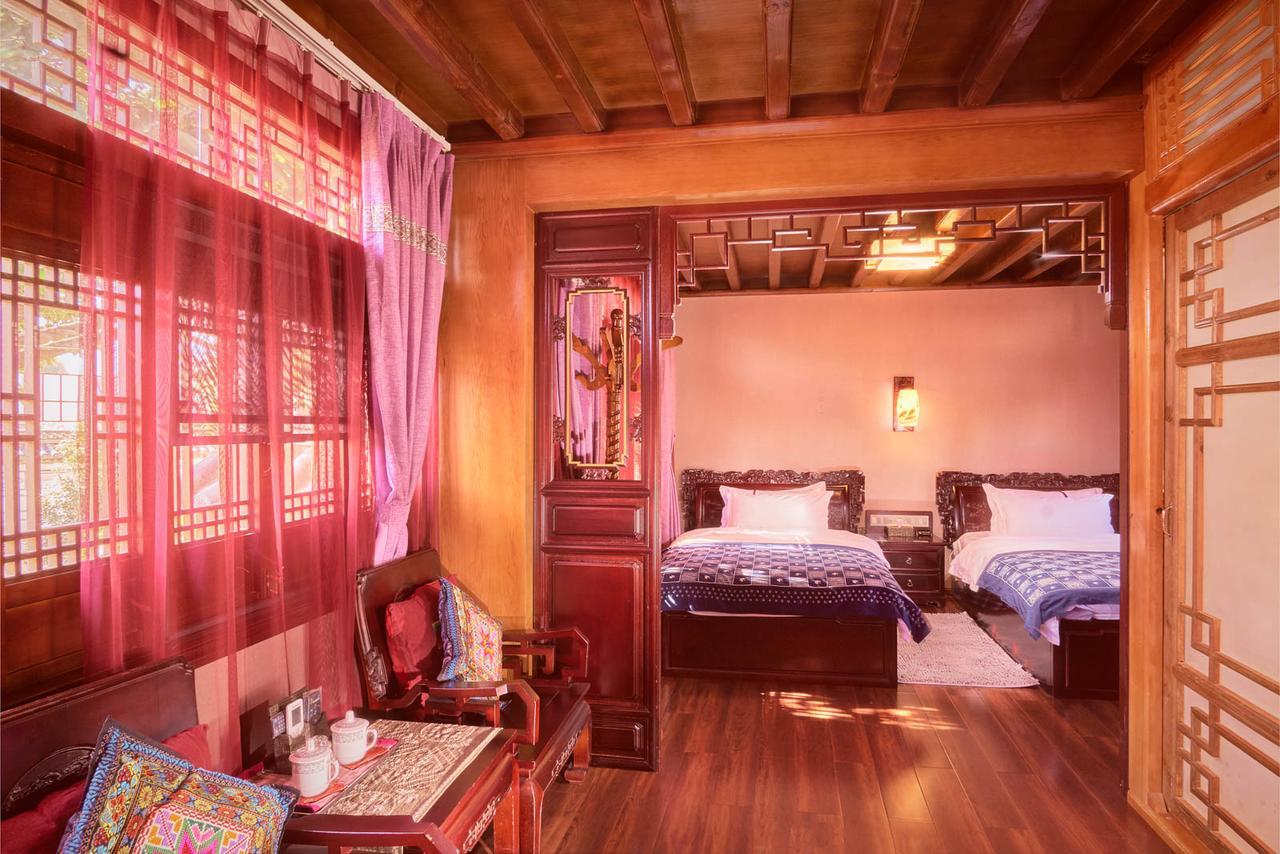 Bed and Breakfast Shaxi Aoding Courtyard Jianchuan Exteriér fotografie