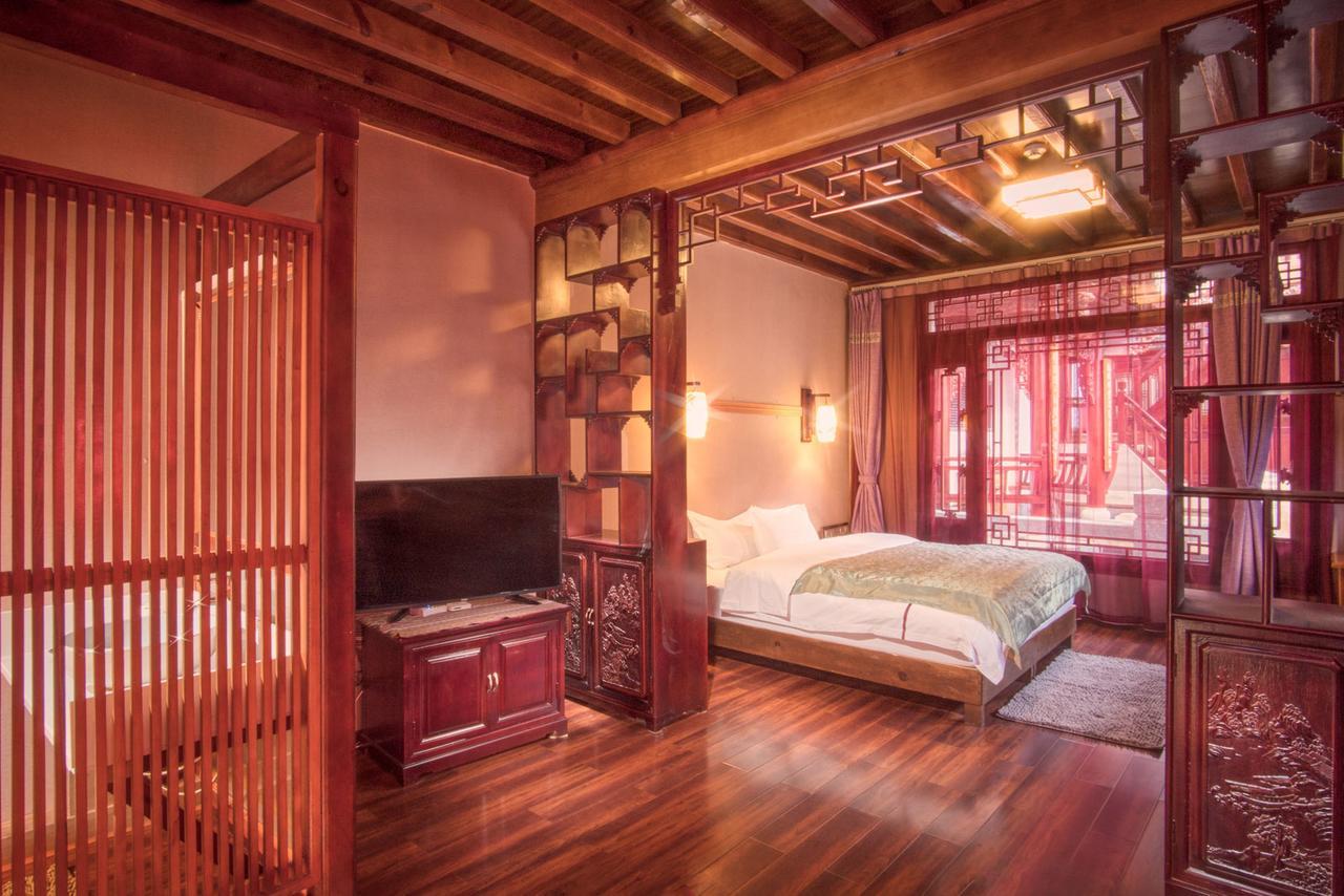 Bed and Breakfast Shaxi Aoding Courtyard Jianchuan Exteriér fotografie