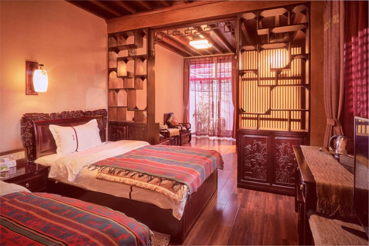 Bed and Breakfast Shaxi Aoding Courtyard Jianchuan Exteriér fotografie